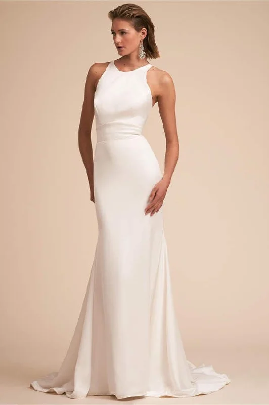 Savings Galore BHLDN Whispers & Echoes ivory Loretta gown