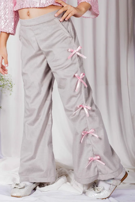 Massive Deals Rosy Ribbon Pants