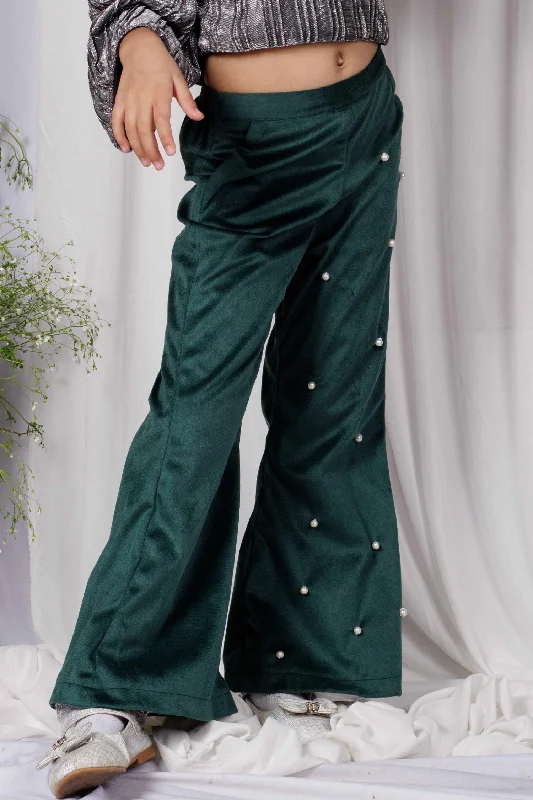 Hurry In Emerald Flare Pants