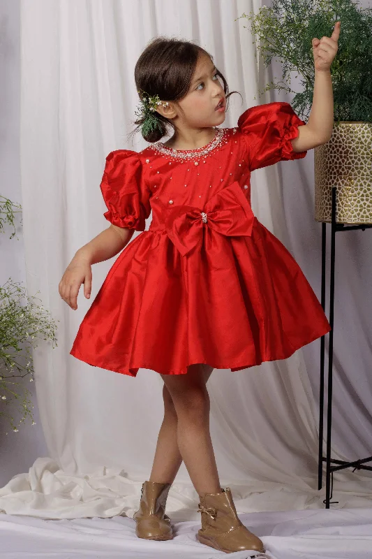 Price Cut Ruby Pearl Luxe Dress