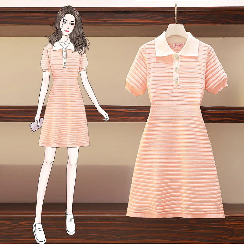 Bargain Prices Lark Plus Size Chanel-Esque Orange Shirt Dress