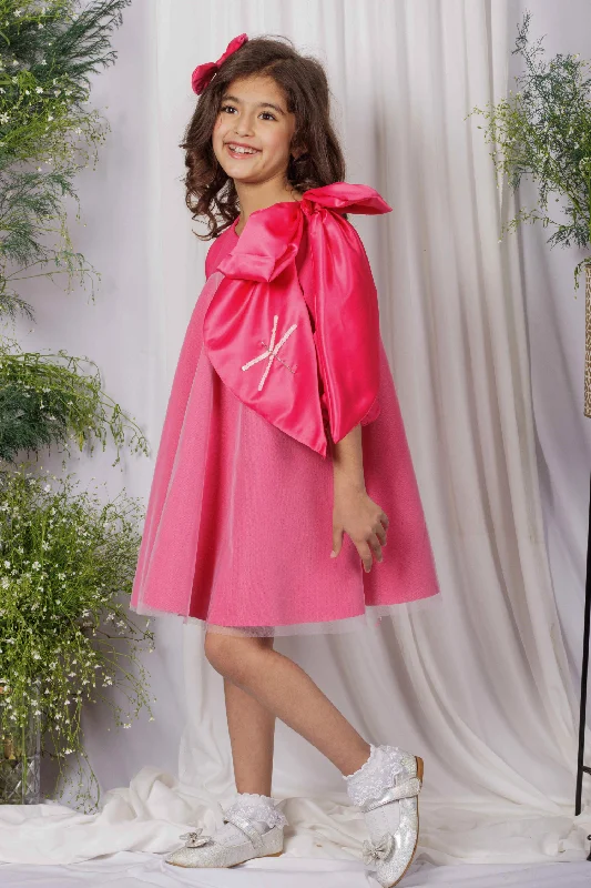 Great Deals Luxe Rosy Wave Dress