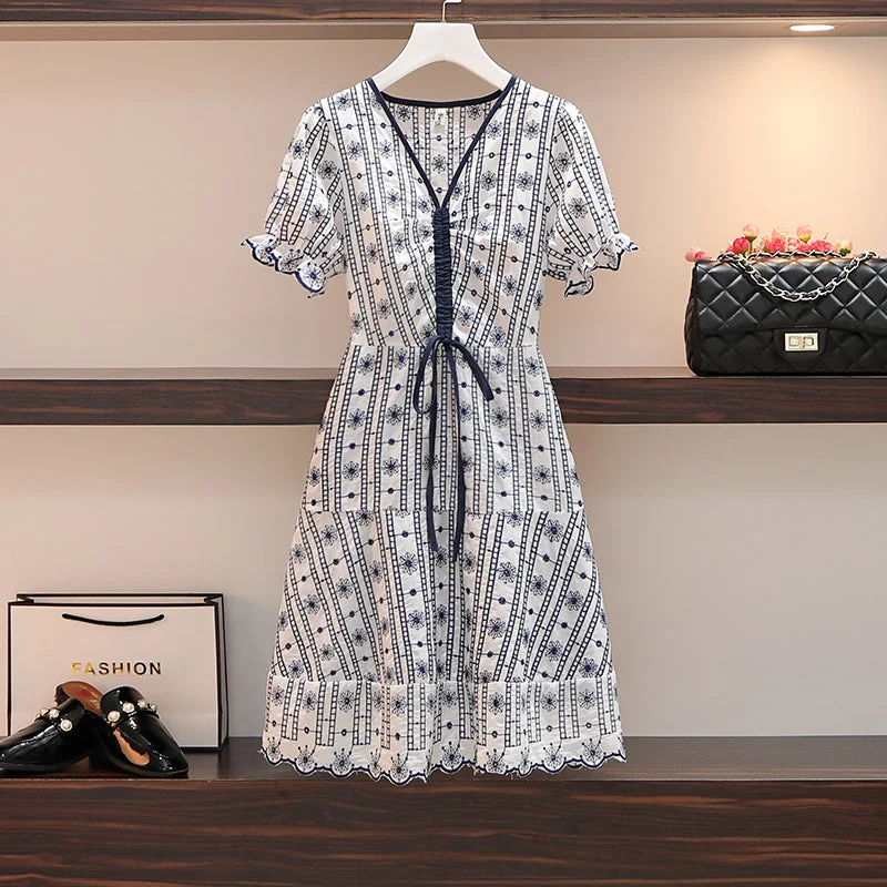 Best Bargains Larissa Plus Size Korean Embroidered Dress
