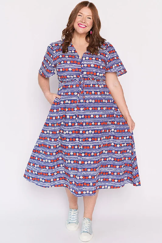 Price Reduction Marley Cotton Adoring Apples Dress