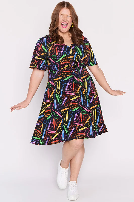 Quick Sale Jaz Crazy Crayons Dress