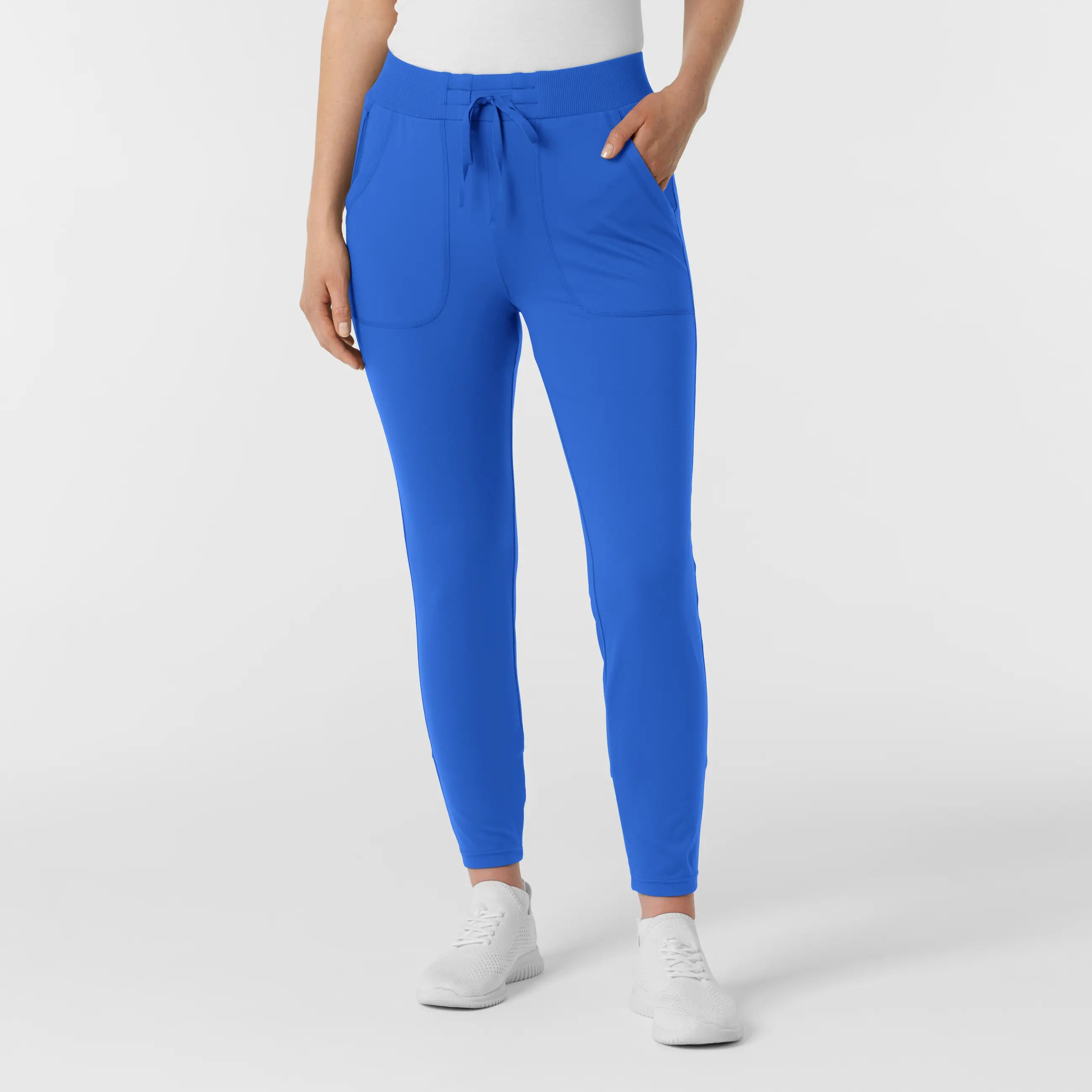 Wink Knit Women's Track Scrub Pant - Royal Blue