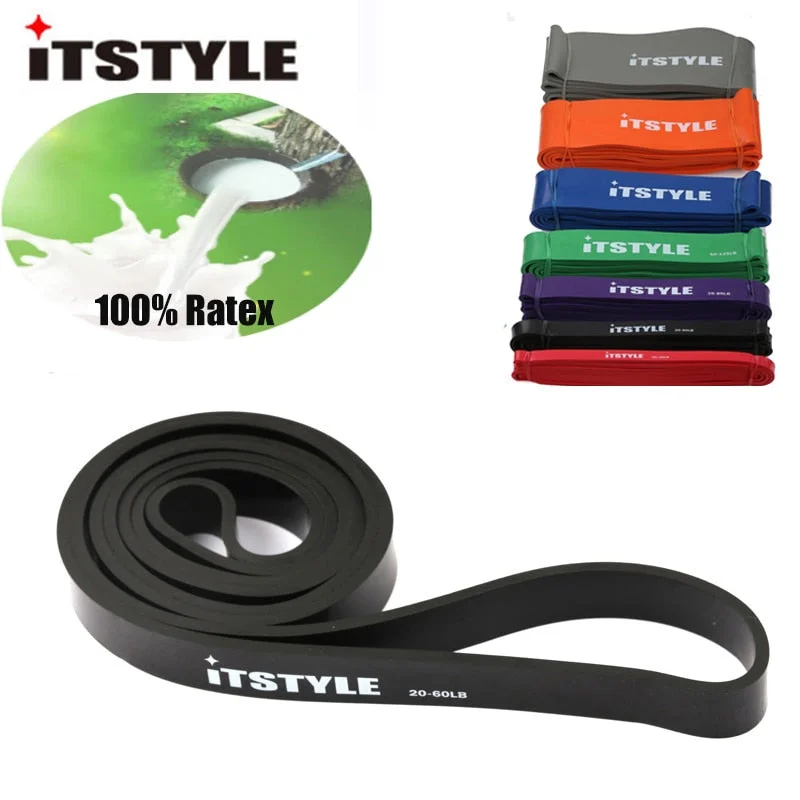Don't Wait 41" 208cm Resistance Bands Natural Latex Rubber Loop Gym  Expander Strengthen Trainning Power Fitness Pull Up Elastic Band