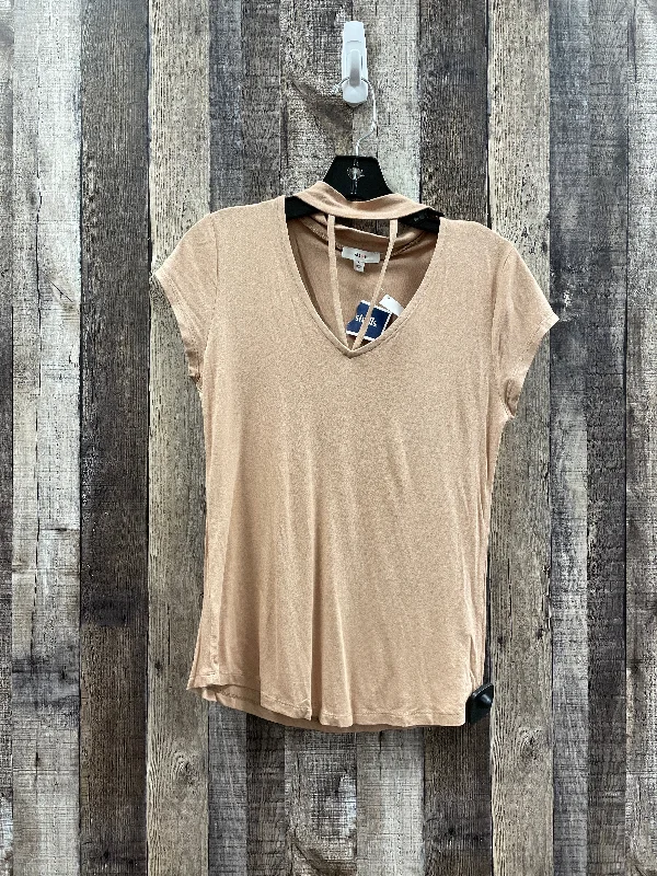 Overstock Beige Top Sleeveless Mine, Size M
