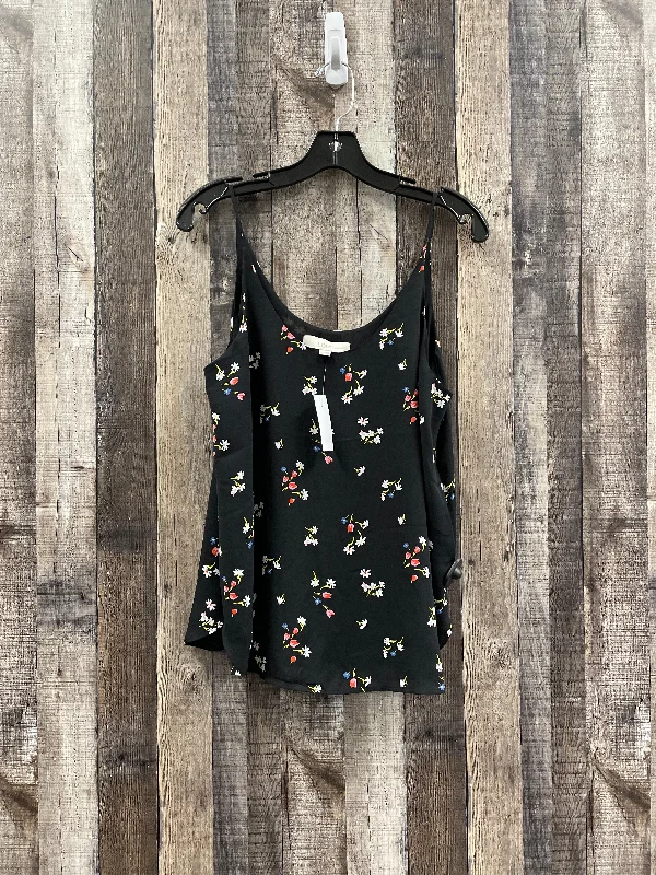 Massive Deals Black Blouse Sleeveless Loft, Size M