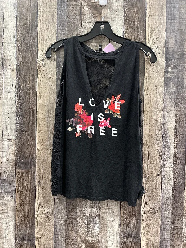 Special Promotion Black Top Sleeveless Express, Size Xs