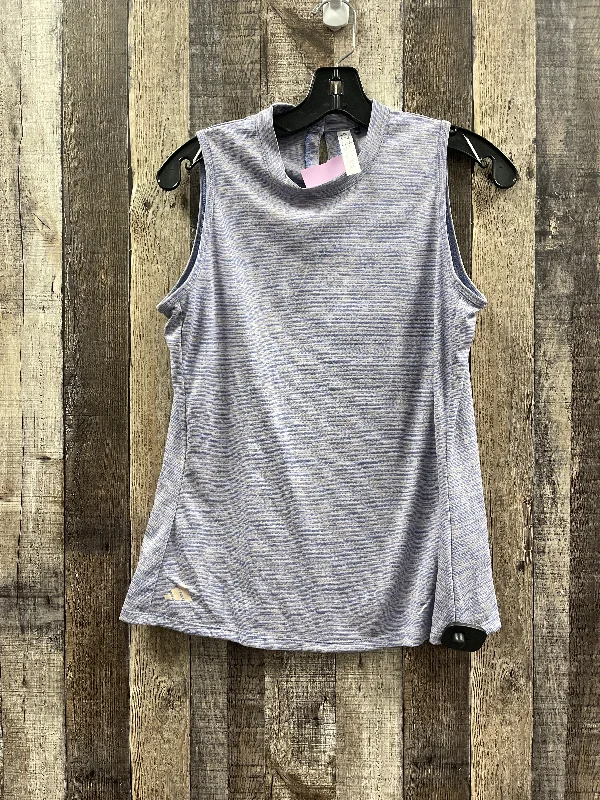 Overstock Blue Athletic Tank Top Adidas, Size M