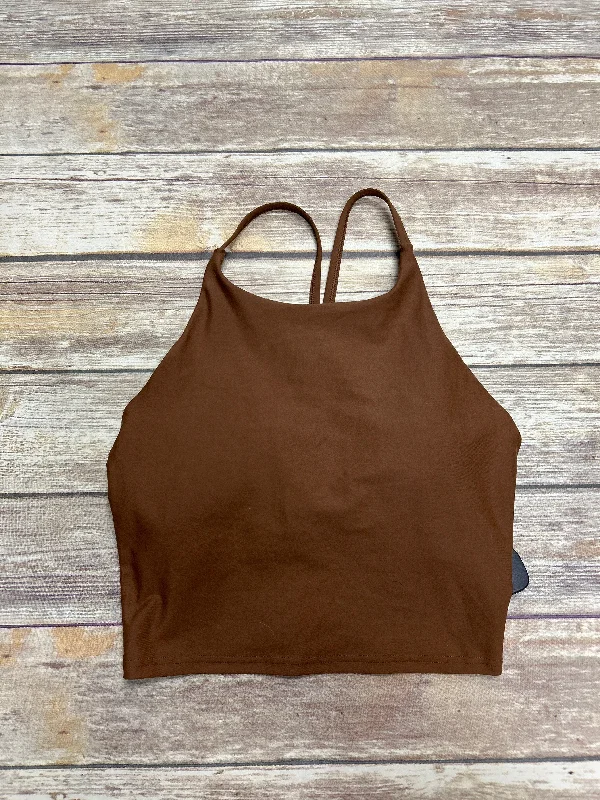 Act Now Brown Athletic Tank Top Old Navy, Size L