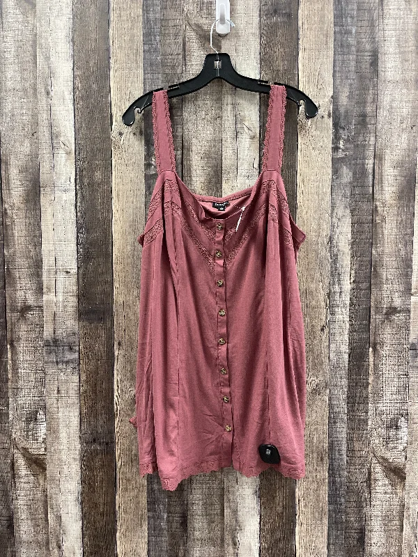 Can't Miss Mauve Top Sleeveless Torrid, Size 3x
