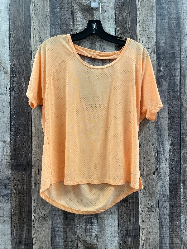 Quick Sale Orange Athletic Top Short Sleeve Nike, Size L