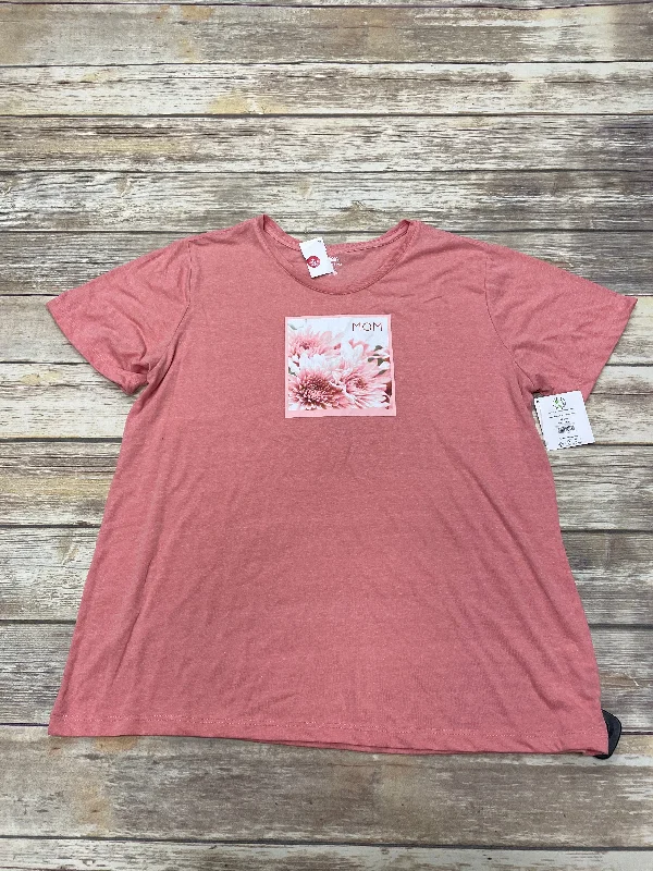 Exclusive Access Pink Top Short Sleeve Cme, Size Xxl