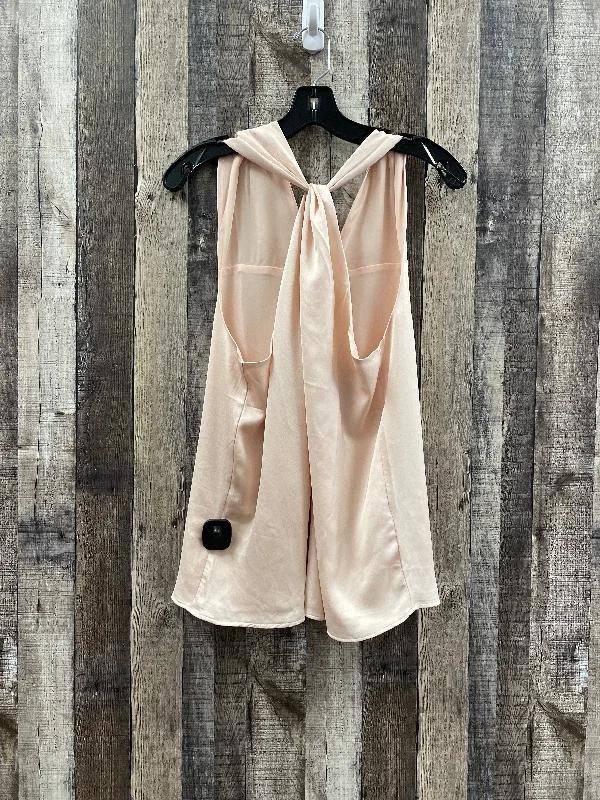 Overstock Rose Gold Top Sleeveless Ann Taylor, Size L