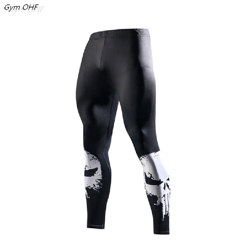 Early Bird Discount Superher 3D Print Compression Running Fitness Tights Pants Men Gym Trained Jogging Pants Quick Dry Trousers Workout Yoga Bottoms