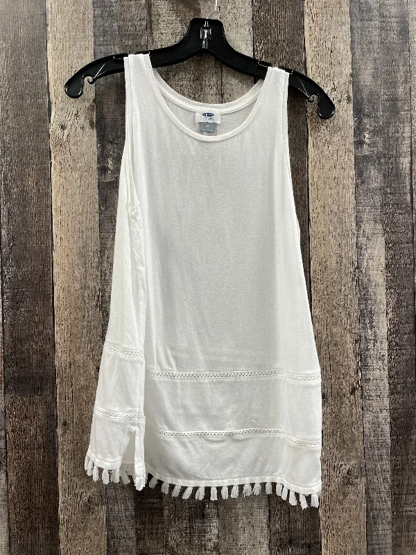 Steals and Deals White Top Sleeveless Old Navy, Size M