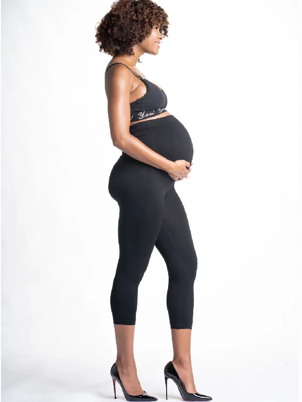 Mom's Night Out Crop Maternity Leggings