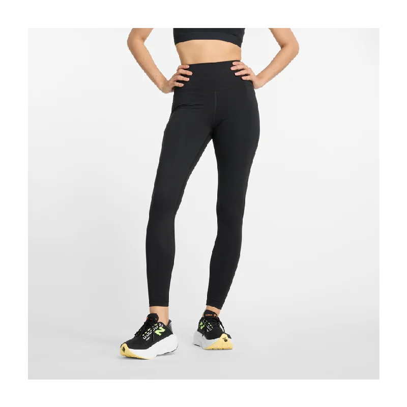 Online Only New Balance Women's Athletics Heat High Rise Legging 27" Black