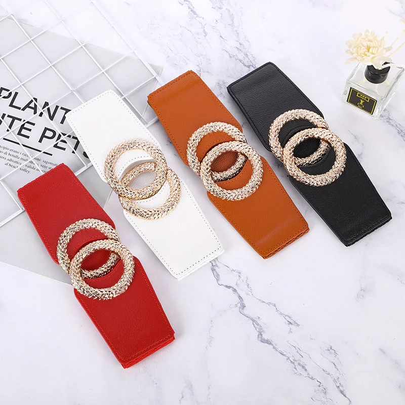 Take Advantage Women's Fashion Casual Stretch Wide Belt